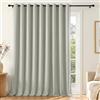 Deconovo Tenda Oscurante per Interni con Occhielli, 1 Pannello 300x245 cm, Tenda Termica Isolante per Camera da Letto e Soggiorno, Drappeggio Morbido ed Elegante, Grigio Ghiaccio