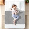 DUJUIKE Materassino Per Incontinenza lavabile, Traversa Impermeabile Assorbente, Protezioni per materassi per incontinenza, Riutilizzabili, Adatto ad adulti, neonati, anziani (Grigio, 70x90 cm)