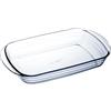 Arcuisine 4937416 - Pirofila rettangolare, 40 x 27 cm, 4,6 l, colore: Trasparente