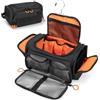 Prokva Tactical Beauty Case per Uomo, Borsa Igienica da Appendere, Organizer da Viaggio per Kit da Viaggio per Rasatura, Prodotti Essenziali per la Doccia e Articoli da Toeletta, Nero