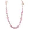 Bocar Collana lunga multistrato donna collana fatta a mano perline Chian collana regalo (NK-10349-pink）