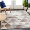 Livabliss KATHERINE Geometrico Rectangle Tappeto | Grigio, Carbone, Beige | 160x215cm | Soggiorno e Camera da Letto | Tessuto a Macchina Polipropilene