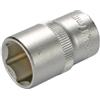 SW-Stahl Vigor 05413L Bussola Esagonale SW 14 mm - Attacco 6,3 mm (1/4) Premium | Realizzata in acciaio cromo-vanadio di alta qualità con superficie cromata, ideale per officina e fai da te professionale