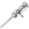 FITHACE Chiavistello a scorrimento in acciaio inox 304, robusta serratura di sicurezza per porta, spessore e viti di fissaggio per recinzione, capannone, cantina, 25 cm