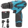 Fafeicy Trapano Avvitatore a Batteria 12V Brushless con 2 Velocità, 18+1 Torsione, Mandrino 3/8 Pollici, Luce LED, 2 Batterie 1300mAh, Caricatore Rapido UE