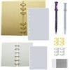 Allazone Stampo in Resina, A6 A7 Resina Stampi in Resina per Notebook e Carta di Riempimento, Penna a Sfera Stampi Resina Silicone per Epossidica Notebook, Penna