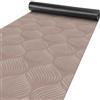 ANRO Tappeto a passatoia per cucina e corridoio, in velour, antiscivolo, lavabile per corridoio, camera da letto, soggiorno, cucina, Baker marrone, 100 x 300 cm