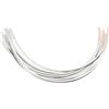 sourcing map 5 paia di ferretti in acciaio inox per reggiseni, 18,5 cm, ferretti di ricambio per reggiseni, parti di riparazione, forniture per cucito, misura regolare per supporto coppa A, argento