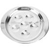 Zerodeko Set di 6 piatti per lumache piatte per utensili da cucina e servizio