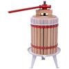 vidaXL Torchio per Frutta Vino 18 L Torchietto Spremitutto a Freddo Pressa UVA
