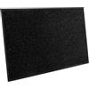 ANRO Amigo - Zerbino antiscivolo, resistente alle intemperie, con bordo in gomma, per interni ed esterni, 60 x 80 cm, colore: nero