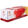 V Vesta Precision Buste per sottovuoto Vesta Precision con blocco liquido - 25 per scatola - Trasparenti e goffrate - Senza BPA, piombo e ftalati (28x40 cm)