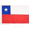 AZ FLAG Bandiera Cile 45x30 cm Stendardo Cilena Poliestere Leggero Cordini | Uso interno bandiera decorativa Chile doppie cuciture e bordi rinforzati