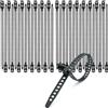 com-four® 32 Fascette Regolabili da 35 cm per Piante, legacci riutilizzabili e Flessibili per Giardino, Supporto Delicato per steli
