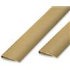 Ribelli Striscia terminale Profilo terminale Profilo di Copertura per tapettino di Protezione della Privacy, colorazione:bambù, Taglia:500 cm (5 x 100 cm), Elementi:Striscia di Chiusura