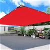 HEFJIAYCIQ Telo Rosso Per Giardino, Durevole Mesh Tarp Pergola Baldacchino Con Occhielli, Rete Parasole Per Le Piante Del Patio Rete Parasole Per Esterni,Rosso,3x3m
