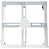 TEMPO STYLE - Base ombrellone a Piastra con Ruote da 21kg (Bianco)