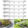 Bellanny Bordura per Aiuola, 107,5×20 cm Bordatura per Giardino Flessibile, Bordo Aiuole in Acciaio | 5Pcs Bordure per Prato, Bordi Paesaggistici in Metallo,Garden Edging Lawn Edge -Totale 5M Argento