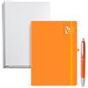 KORAT Agenda Settimanale 2026, 12 Mesi 17x24 cm con Elastico - Mauritania, Calendario, Penna Inclusa e Astuccio, daily planner, Flessibile, Copertina Matra (Arancio)