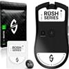 SensoryBoost Rush Glas Glides Set per Razer Viper V3 Pro, ultra veloce e delicato, lucidato, bordi arrotondati, lunga durata, piedini di ricambio, pattini da gioco