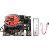 Srliya Set di Schede Madri B75 I5 3470 CPU 8G DDR3 Scheda Madre CPU Combinata con Ventola per Computer Desktop PC, la Nuova Scheda Madre sarà DDR3