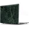 JZ Cover Caso per MacBook PRO (15-inch, 2008-2012, Models: A1286) Hard Skin with Keyboard Cover [Marble Series - Green-4]