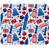 Eslifey Comodo tappetino per mouse con icona britannica di Londra, tappetino per mouse da scrivania, 21 x 25 cm, base in gomma antiscivolo, migliora velocità e precisione