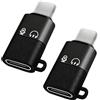 FinalCool per DJI Mic Mini Adattatore USB C a ios, 2 Pezzi Adattatore Audio ios Maschio a Type C Femmina per iPhone 14/13/12/iPad, Ricevitore Microfono Wireless, Trasferimento Dati e Ricarica, OTG