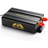 TKSTAR GPS Tracker GSM GPRS GPS Localizzatore Satellitare Antifurto Monitoraggio posizionamento Allarme di Emergenza in Tempo Reale Google Map per Auto Veicolo TK103B