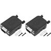 QUARKZMAN 2 pz connettori per scheda breakout D-sub DB9 9 pin Maschio RS232 Adattatore seriale Viti per morsettiera senza saldatura per computer motore controller CNC