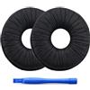 BIIULHCI Cuscinetti auricolari di ricambio per Technics RP DJ1200 / DJ1210 /DJ1205, imbottiture in ecopelle per cuffie Over Ear Headphones
