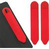 PATIKIL Porta Matita Per Stylus 2 Pezzi Custodia Per Penna Adesiva Elastica Tasca Porta Stylus Accessori Per Custodia Tablet Taccuino Uso Esterno Rosso