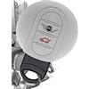 mt key KEYLESS Custodia in silicone per chiave auto grigia compatibile con MINI F56 F54 F55 F57 F60 Clubman Countryman