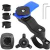FIUTEKO Supporto universale per manubrio della bicicletta, supporto per manubrio di moto, supporto per manubrio da bicicletta rimovibile, per mountain bike o bici da strada, compatibile con smartphone da 4,7
