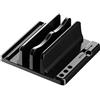 Agwuoetr Supporto Verticale Universale per Laptop Nero, Supporto Regolabile per Notebook Tablet, Scaffale Verticale per Archiviazione per PC Laptop e Tablet.