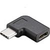 CABLEPELADO Adattatore USB-C a gomito destro 90 gradi nero