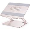 GOKEDA Supporto Per Pc Portatile - Supporto Ergonomico in Alluminio per Scrivania, Computer Portatile Riser Compatibile con MacBook Air/Pro, Dell, HP, Lenovo, altri laptop da 10-15,6