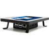 KKSB Cases KKSB Case for Raspberry Pi Touch Display 2 with Case for Raspberry Pi 5 - Angled Feet Included for Orizzontal Orientation on The Desk, Table or Counter