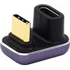 NFHK USB4 Type C Maschio a Female 240W Power 40Gbps Data 8K Adattatore Video Opposite U Shape Back Angled for NS Phone Laptop