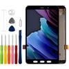 Duotipa Display LCD da 8, compatibile con Samsung Galaxy Tab Active3, display LCD touchscreen, digitalizzatore, montaggio con kit di strumenti di riparazione
