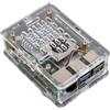 TUOPUONE Clear Acrylic Case Compatible with Raspberry Pi 5 Supports Installing Official Active Cooler Clear Acrylic Panels Nice Looking Dustproof