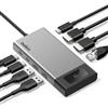 Belkin Hub USB C, hub multi-porta 8 in 1 da 100 W, supporto per doppio display per Windows e Chromebook + supporto mirrored per macOS con monitor Privacy, Ethernet, risoluzioni fino a 4K a 60Hz