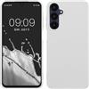 kwmobile Custodia Compatibile con Samsung Galaxy A25 Cover - Back Case per Smartphone in Silicone TPU - Protezione Gommata - bianco matt