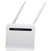 Bewinner Router 2023 4G LTE con Slot per Scheda SIM Sbloccato, Router WiFi Wireless a Doppia Frequenza da 300 Mbps, 4 Porte LAN RJ45, 1 Porta USB 2.0, Modem 4G UMTS/HSPA/LTE, Scheda SIM Standard
