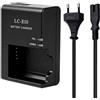 OCOIXINH LC-E10 LC-E10C Caricabatterie per batteria per fotocamera Applies to LP-E10 batterie compatibile con Canon EOS Rebel T3 T5 T6 T7 T100 Kiss X50 X70 X80 X90 1100D 1200D 1300D 1500D 4000D fotoc