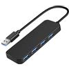 Dreuhuing Hub USB a 4 porte per laptop, adattatore hub USB a 4 porte,Splitter USB per laptop | Splitter USB tipo C ad alta velocità, hub multiporta, splitter USB portatile per per computer