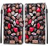 Feyten Cover per Huawei P Smart Z/Y9 Prime 2019/Honor 9X/9X PRO, Custodia in Pelle Huawei P Smart Z/Y9 Prime 2019/Honor 9X/9X PRO, Flip Custodia Pelle PU con [Magnetica] Cover a Libro (Cioccolato)