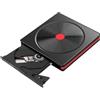 nmbhus Unità DVD Ottica Esterna Portatile Dispositivo HDD ODD CD Lettore DVD Lettore CD Esterno USB 3.0 For PC Desktop Portatile