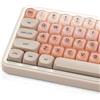 LQXQ 132 tasti PBT, Jelly Keycap Foundation MOA Profilo, simpatici cappucci personalizzati per tastiere meccaniche con interruttori Cherry Gateron MX (rosa)