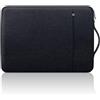 JOOEER 13 Pollici Custodia Laptop Borsa Portatile Compatibile per 13,3 Pollici MacBook Air/Pro Laptop, Custodia impermeabile per Computer in Poliestere con Tasche Maniglia, Nero
